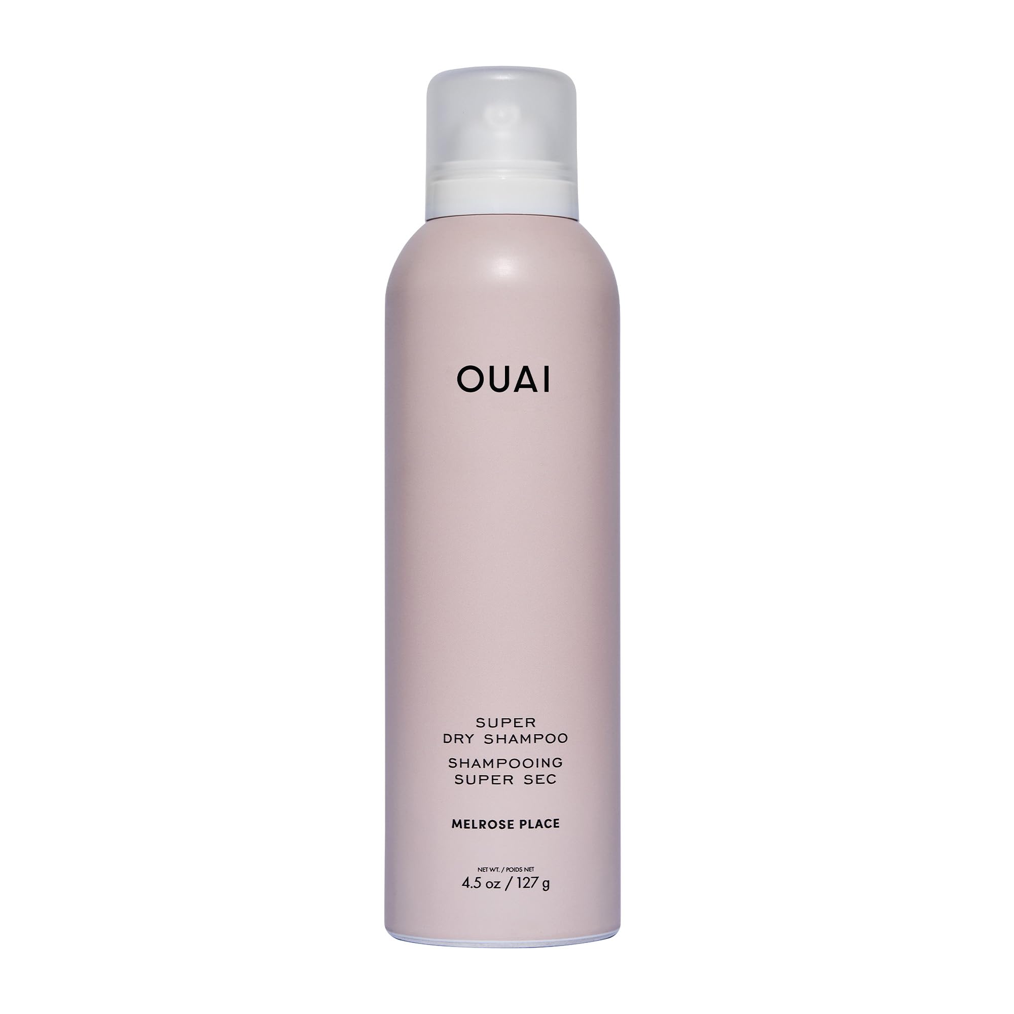 OUAI Super Dry Shampoo – Volumizing, Oil & Sweat Absorption with Seamless Blend & Melrose Place Scent (4.5 oz)