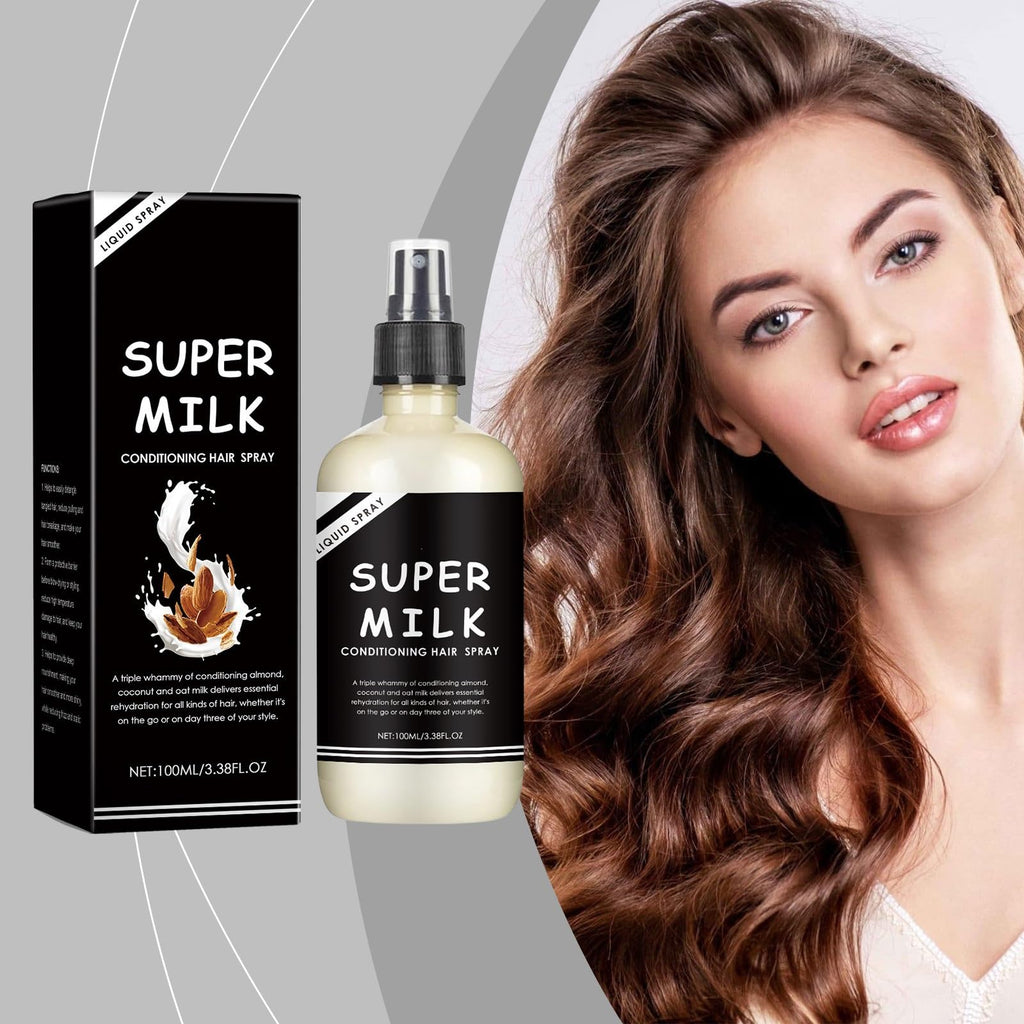 OUKPANE 2-Pack Super Milk Conditioning Hair Primer & Detangler – All Hair Types