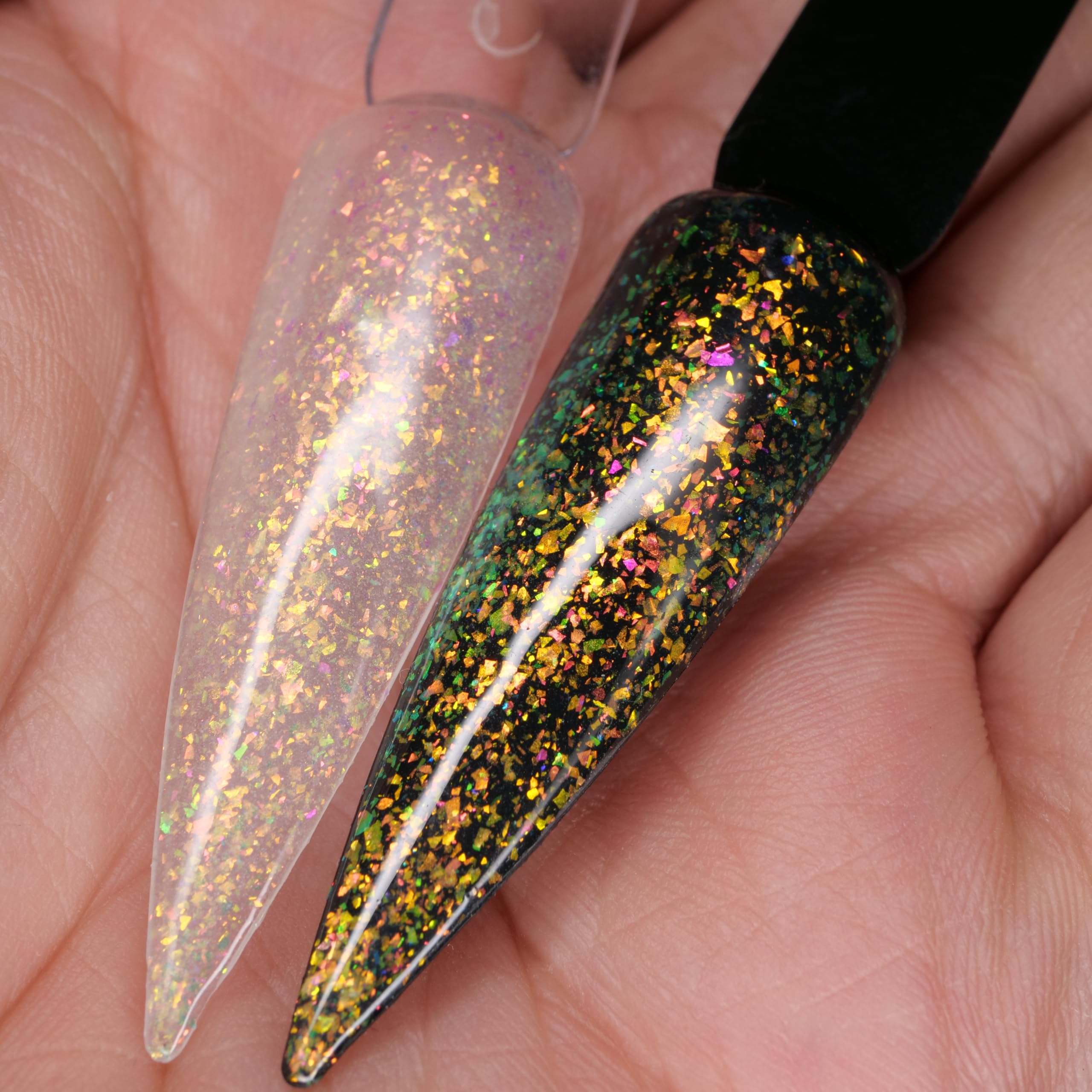 Oumisaya Glow in the Dark Opal Gel Nail Polish Set GP014 | Color-Changing Gel Polish (6 Colors)