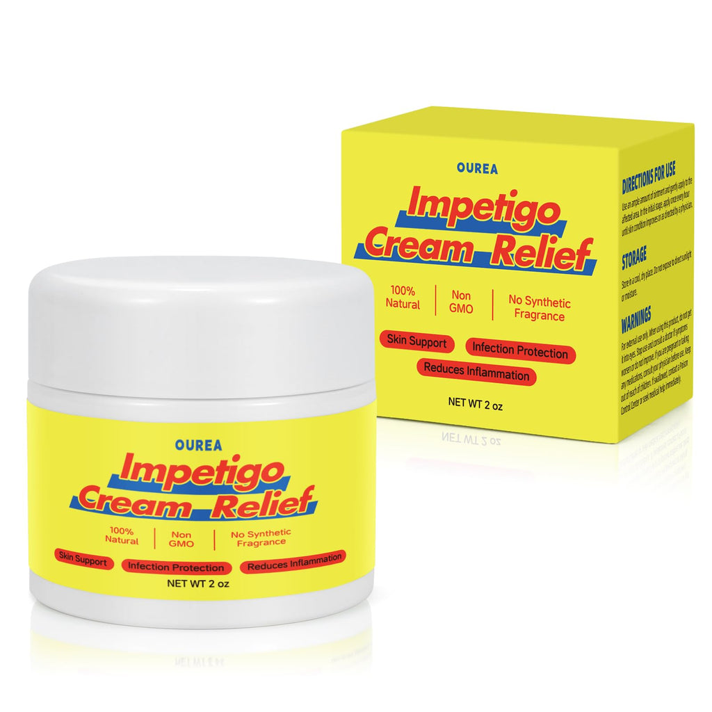 Ourea Impetigo Cream for Kids & Adults – Gentle Natural 2 oz Ointment
