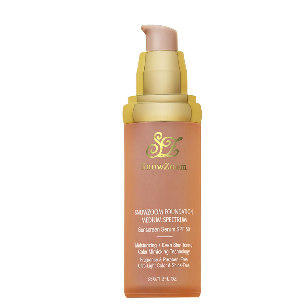 OUSHANG 4-in-1 Color-Changing Foundation – Hydrating Medium/Light Coverage with SPF 53+ | Longwear, Waterproof