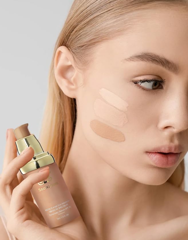 OUSHANG Bio Color-Changing Foundation 4-in-1 SPF 50+ | Light Spectrum for Fair Skin