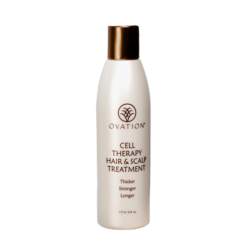 Ovation Hair Cell Therapy – Growth & Scalp Treatment for All Hair Types | No Minoxidil, Sulfates, or Parabens (6 oz)