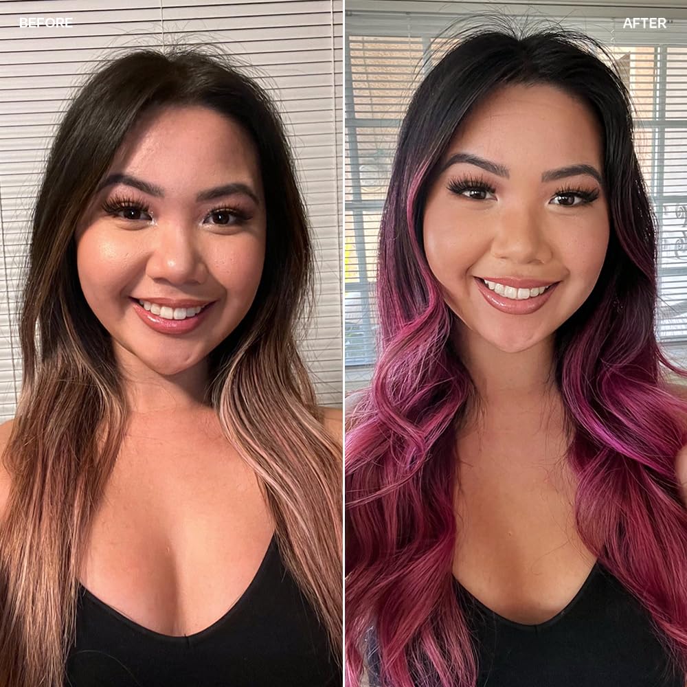 oVertone Magenta Majesty Daily Color Depositing Conditioner – Hydrating, Vegan & Cruelty-Free (4.5 oz)