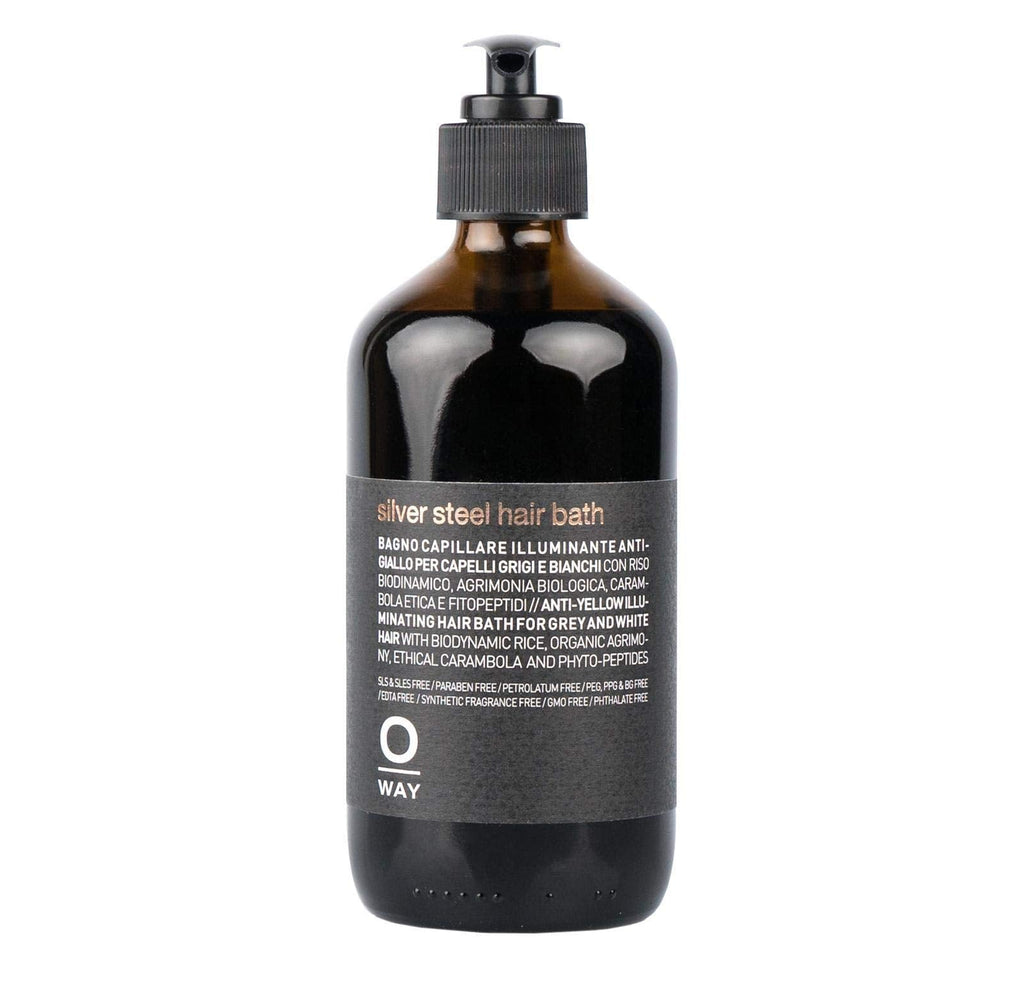 OWAY Silver Steel Hair Bath Shampoo 8 oz – Lightweight Cleanse