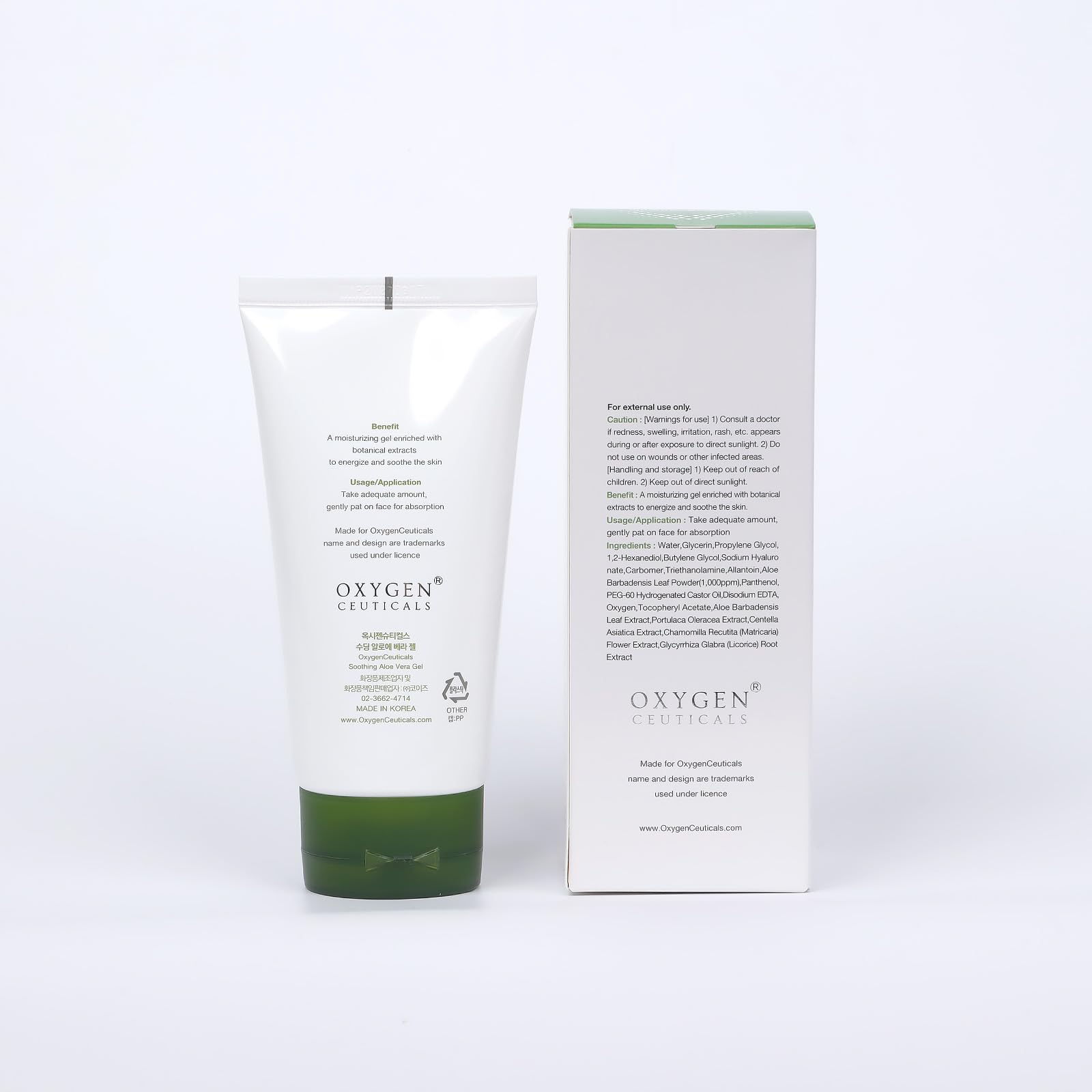 OxygenCeuticals Soothing Aloe Vera Gel – Alcohol-Free, All-Natural Hydration for Face & Body | 5.07 fl oz