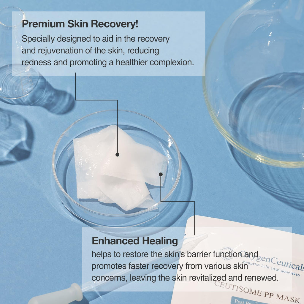 OxygenCeuticals Ceutisome PP Mask - Recovery & Soothing Sheet Mask (6 Sheets)