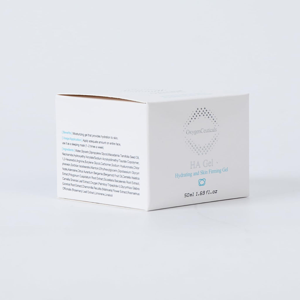 OxygenCeuticals HA Gel – Intensive Hydration with Hyaluronic Acid, Adenosine & Centella (50ml)