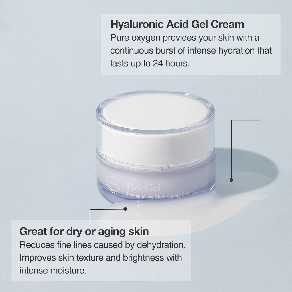 OxygenCeuticals HA Gel – Intensive Hydration with Hyaluronic Acid, Adenosine & Centella (50ml)