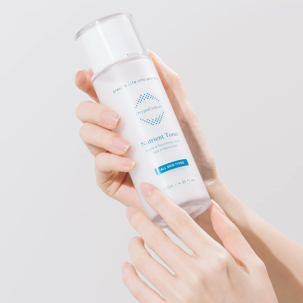 OxygenCeuticals Nutrient Toner – Essence-Type Hydration for Dry Skin with Sodium Hyaluronate, Portulaca & Allantoin