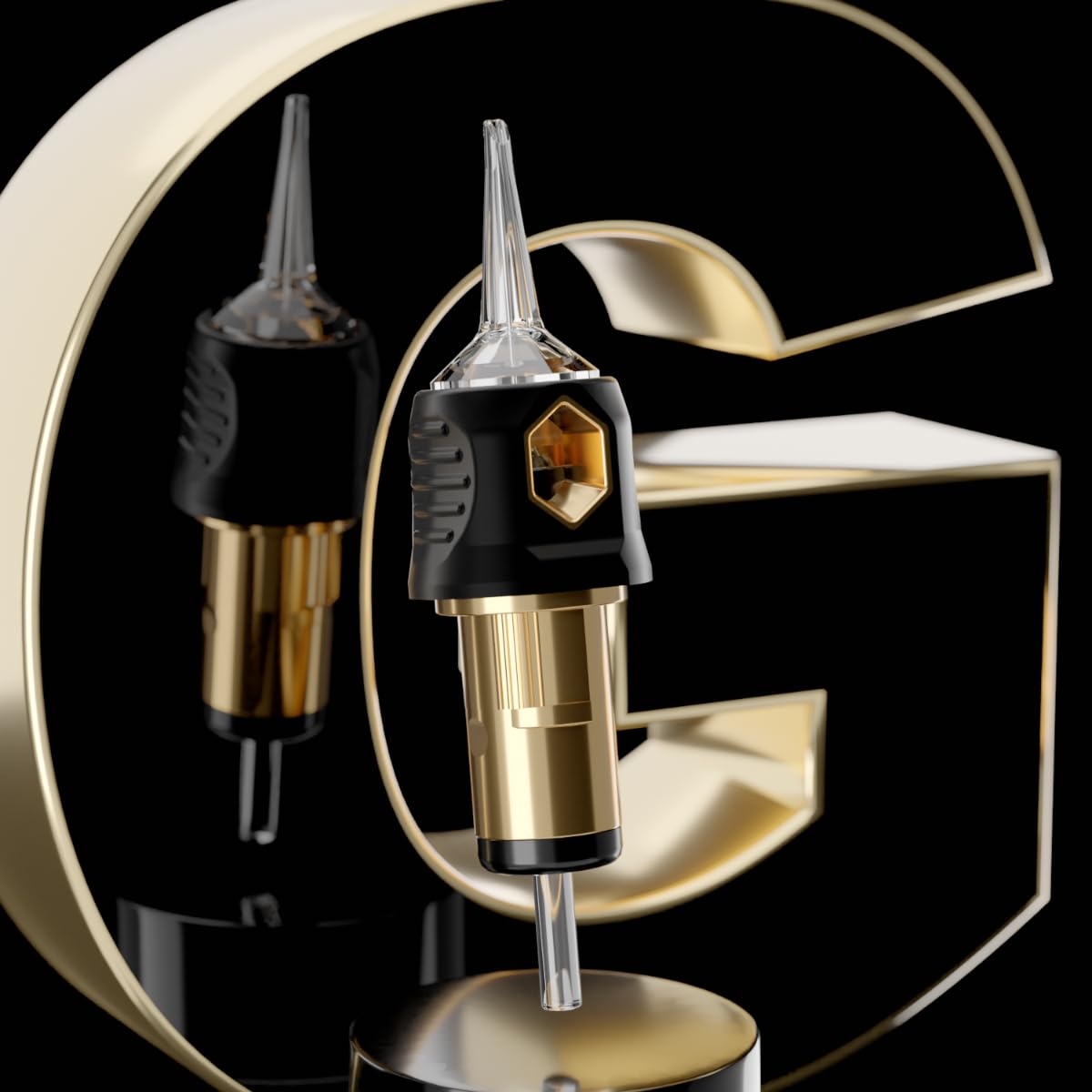 OZER Tattoo Cartridge #1209RM (0.35mm) 20Pcs Disposable Safety Cartridges – Round Liner