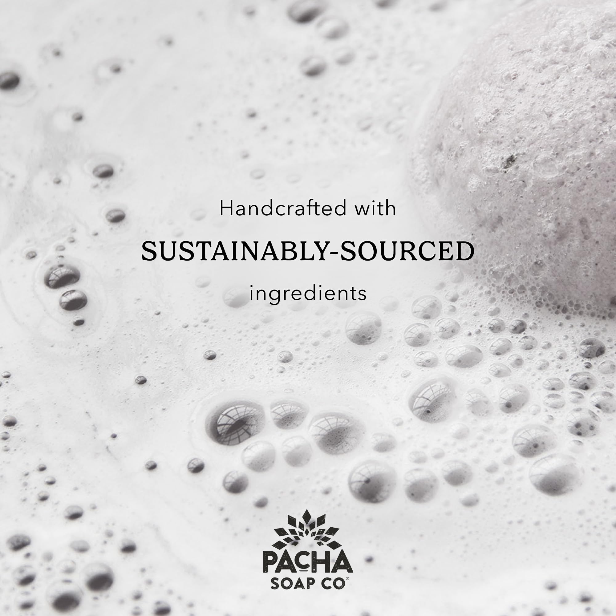 Pacha Soap Co. Froth Bath Bomb 2-Pack (8-Pieces) – Almond, Coconut & Patchouli, Lemongrass | Handcrafted in USA