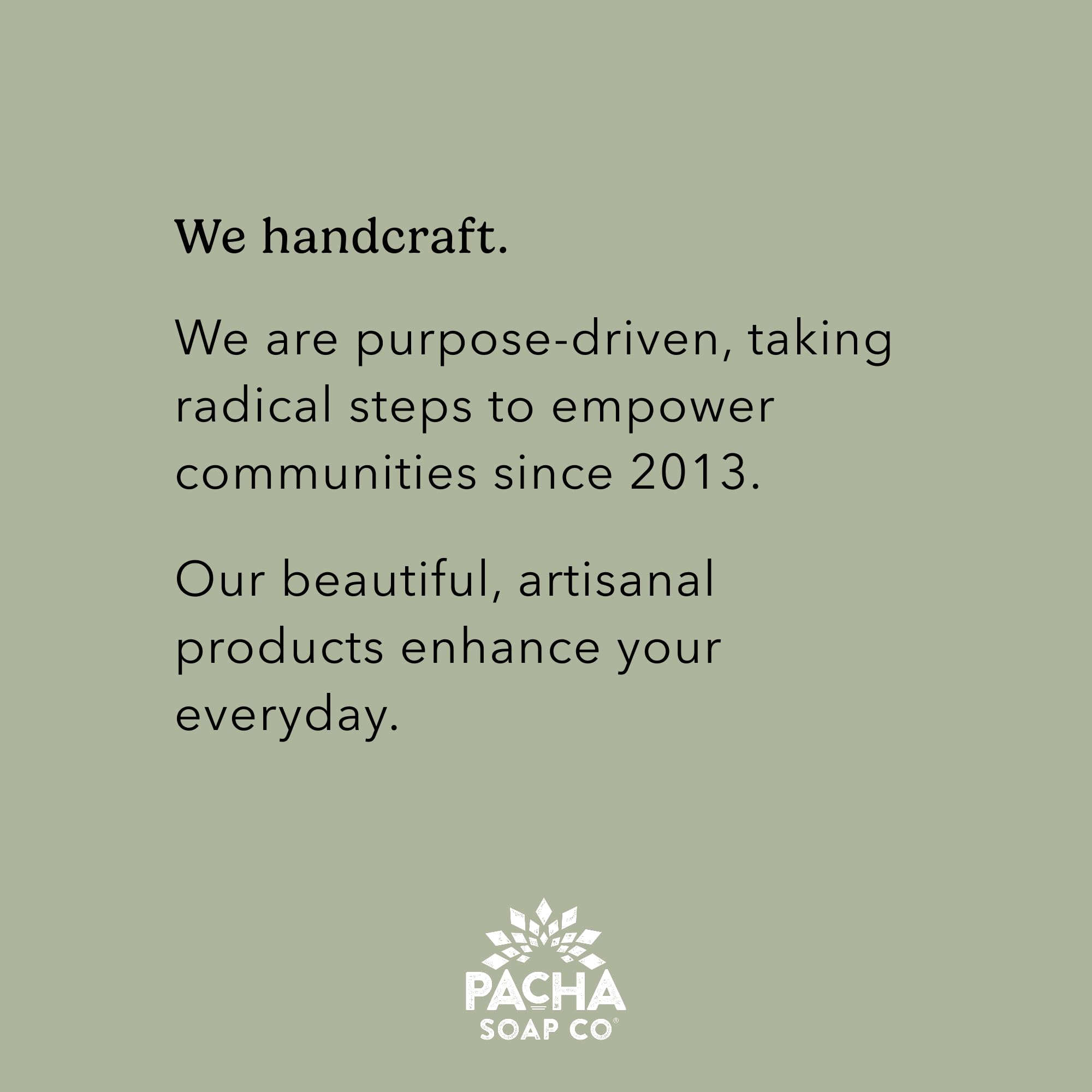Pacha Soap Co. Pacha Peaces Uplift & Calm Bundle – All-Natural Handcrafted Bar Soap (2x4 oz) – USA Made