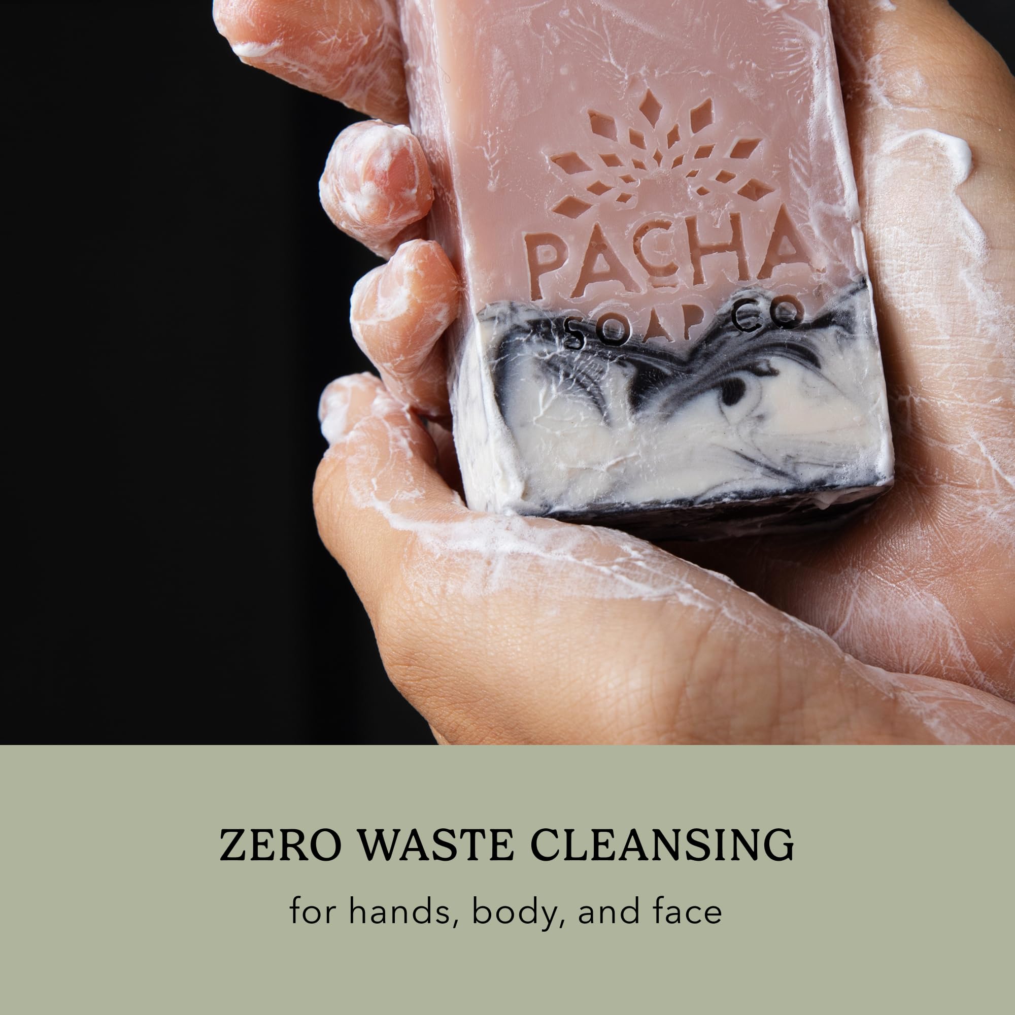 Pacha Soap Co. Pacha Peaces Uplift & Calm Bundle – All-Natural Handcrafted Bar Soap (2x4 oz) – USA Made