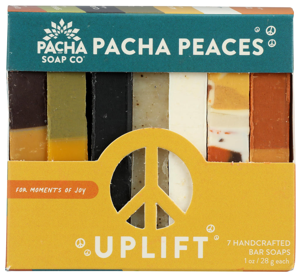 Pacha Soap Co Uplift Peaces Bar Soap, 7 oz – Refreshing Body Care for Daily Cleansing