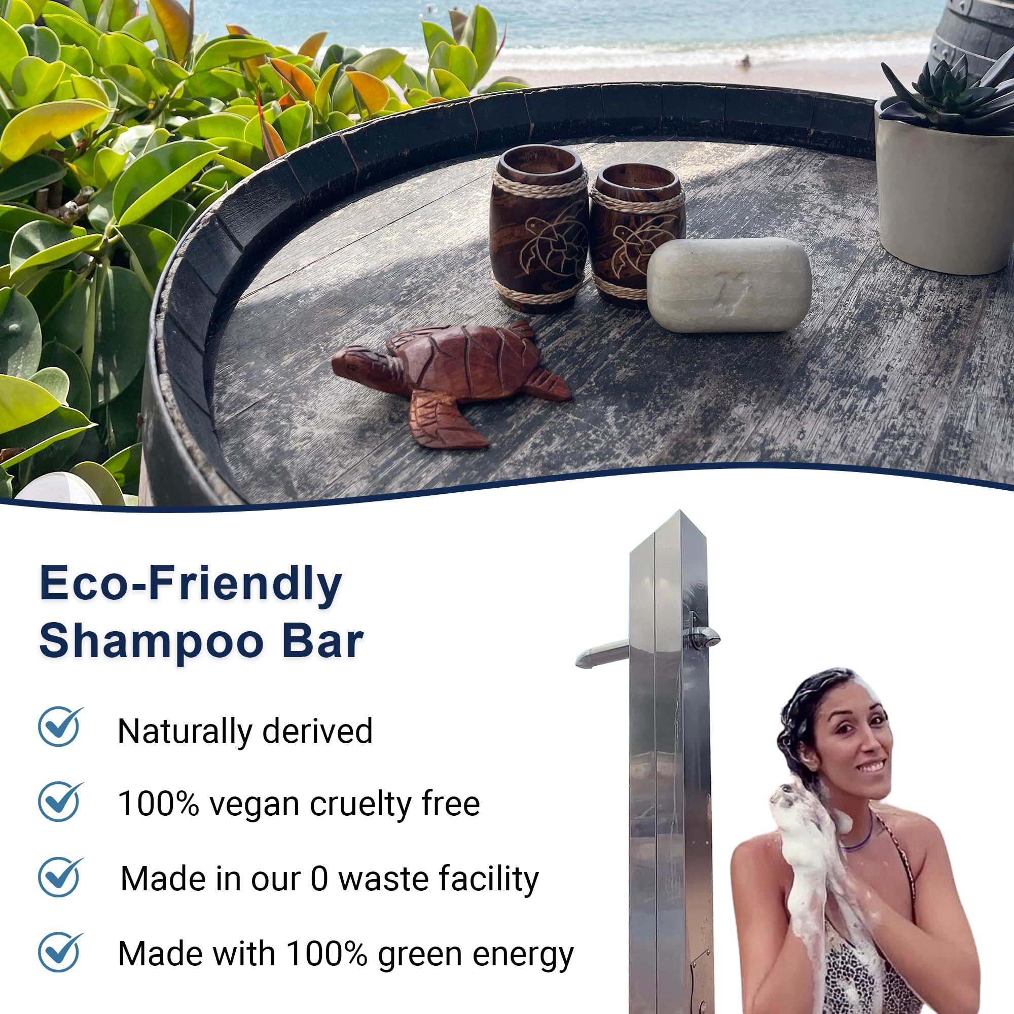 Pacific Spirit Shampoo Bar for Thin Hair with Argan Oil & Kiwi | Gentle Foam, SLS Free, Zero Waste