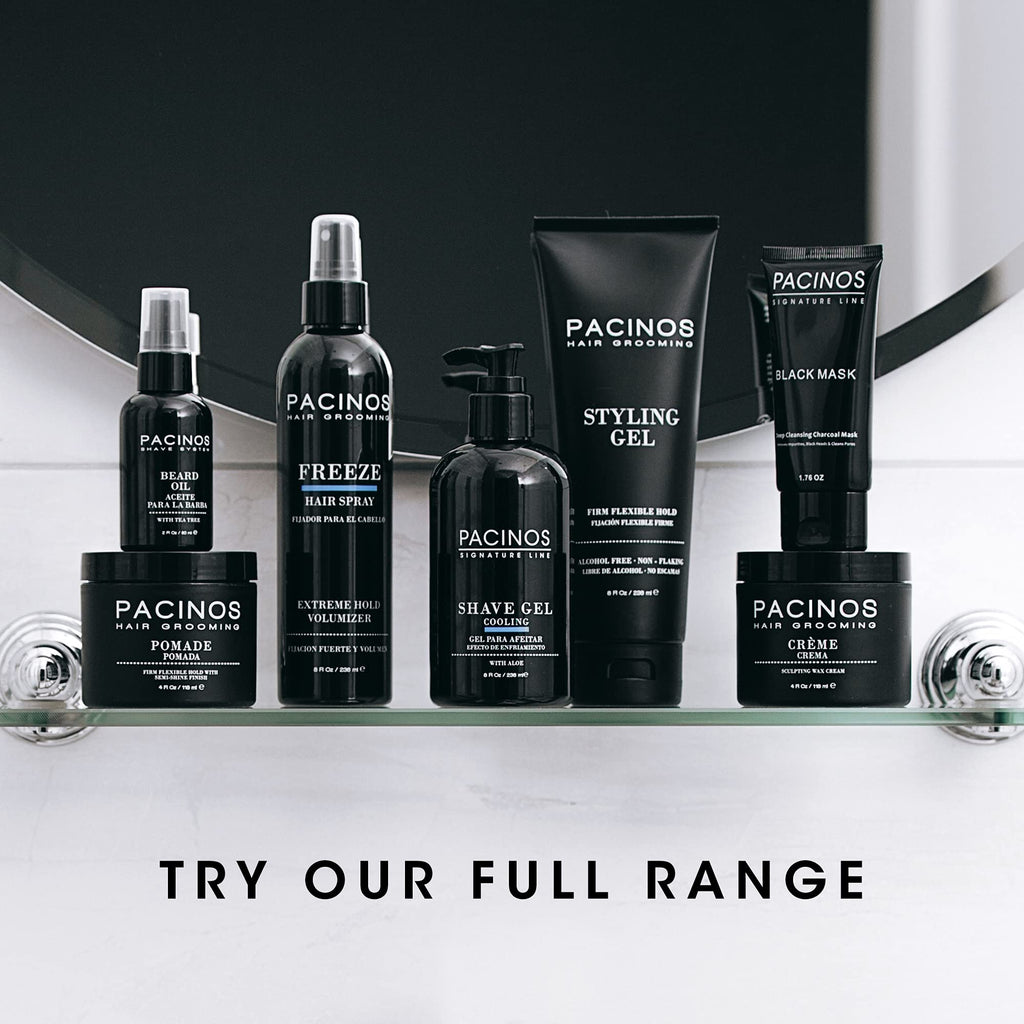 Pacinos Creme Hair Sculpting Wax Cream – Water-Soluble Medium Hold & Natural Shine