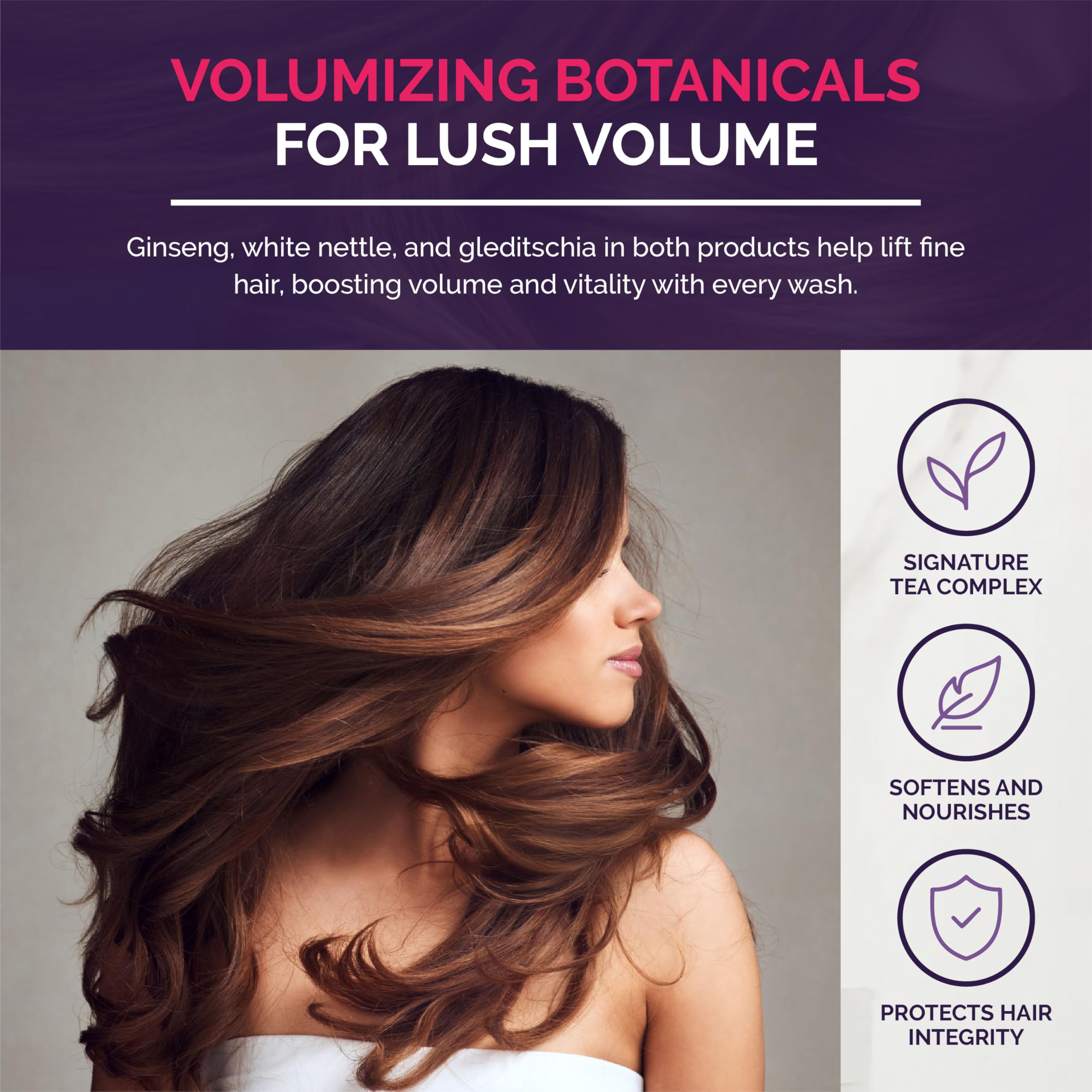 Pai-Shau Opulent Volume Cleanser & Conditioner Duo – 1L Each | Volumizing for Fine Hair