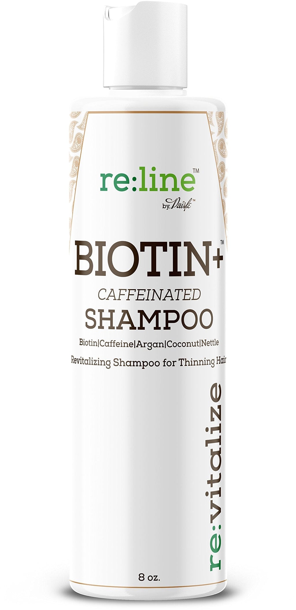 Paisle Botanics Biotin Shampoo for Hair Growth – Caffeine, Color-Safe, Sulfate-Free
