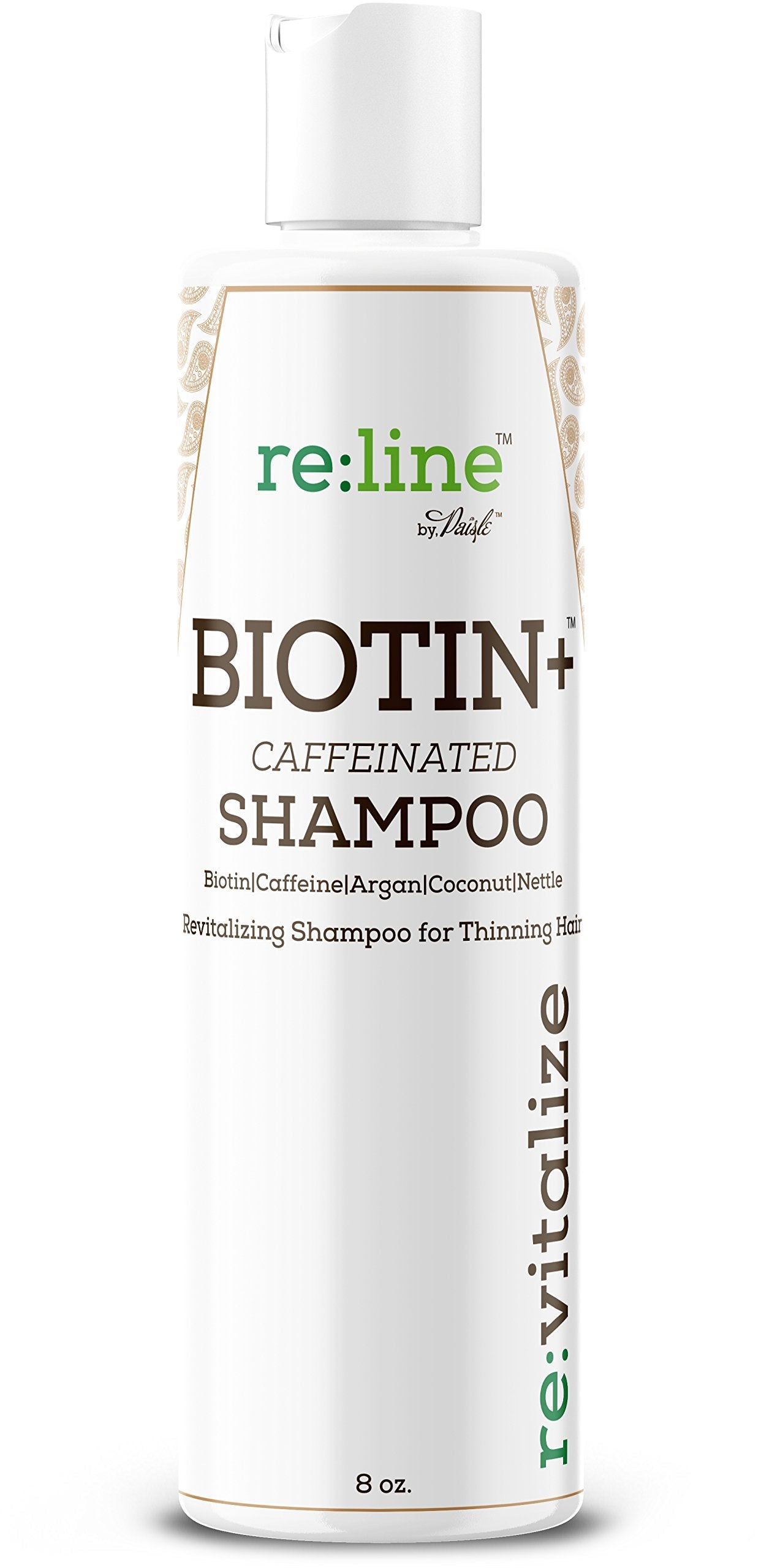 Paisle Botanics Biotin Shampoo for Hair Growth – Caffeine, Color-Safe, Sulfate-Free