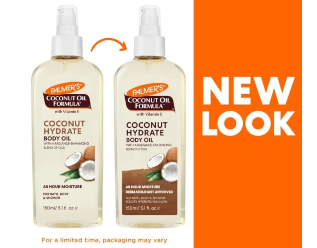 Palmer's Coconut Oil Formula Body Oil 5.1 oz – 2 Pack