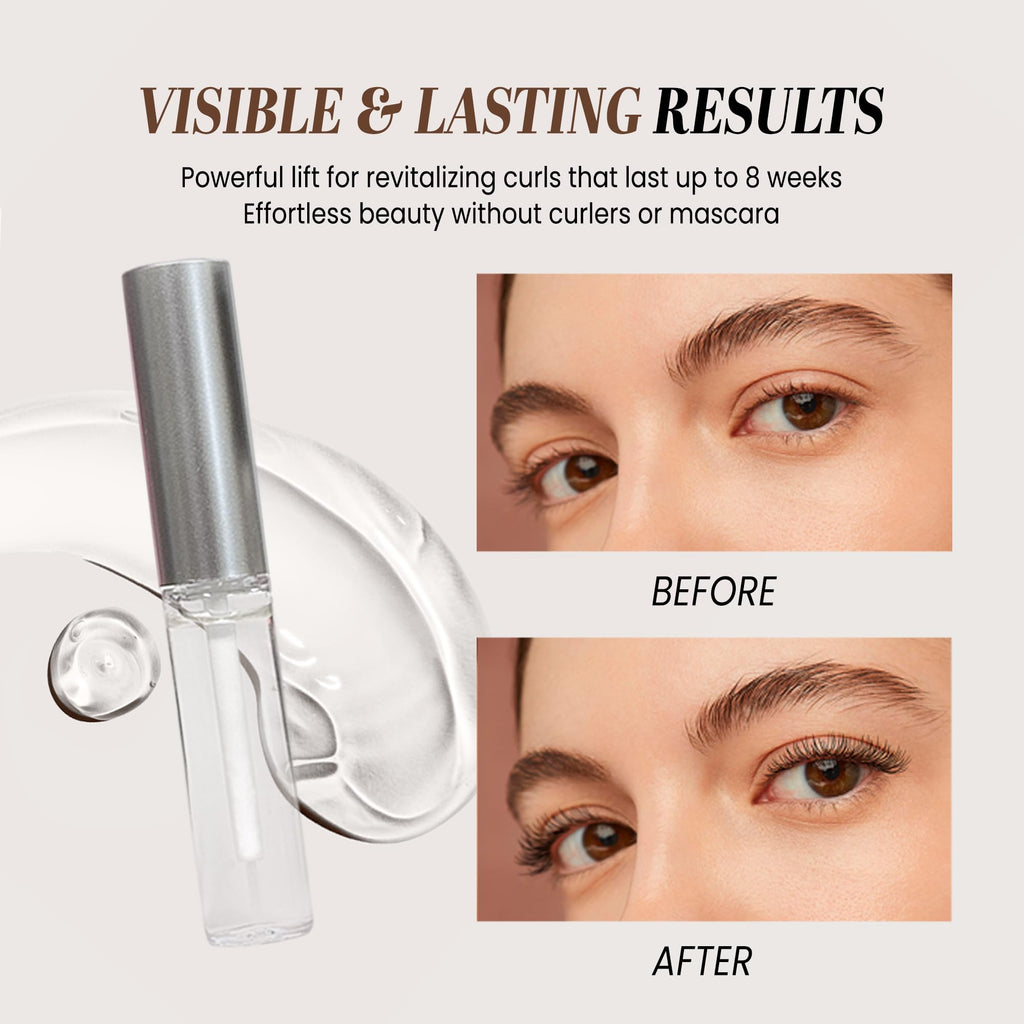 PANA Beauticom Dolly's Lash Lift Kit – Premium Perm Lotion for Professional Curling (Small & Medium Pads)