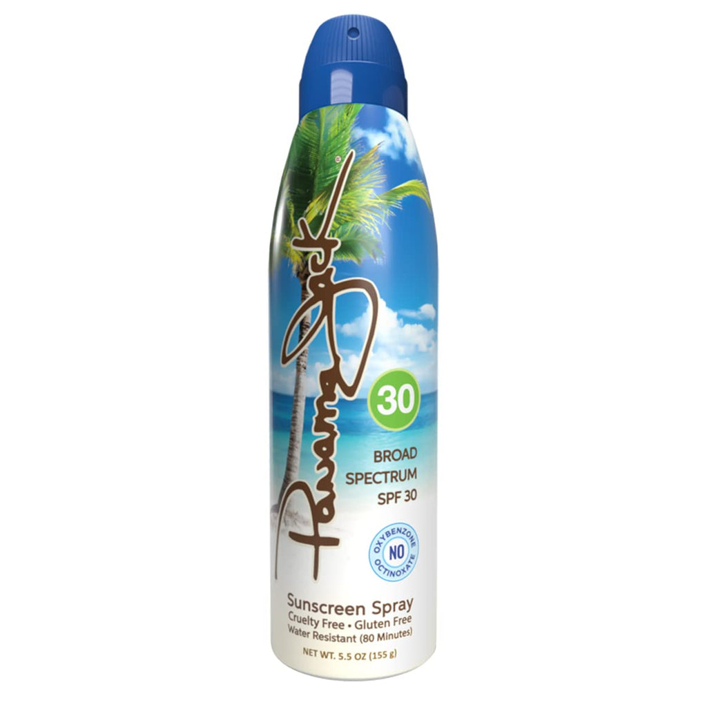 Panama Jack Continuous Spray Sunscreen SPF 30 – Broad Spectrum UVA/UVB, Water Resistant (80 min), 5.5 oz, Pack of 12