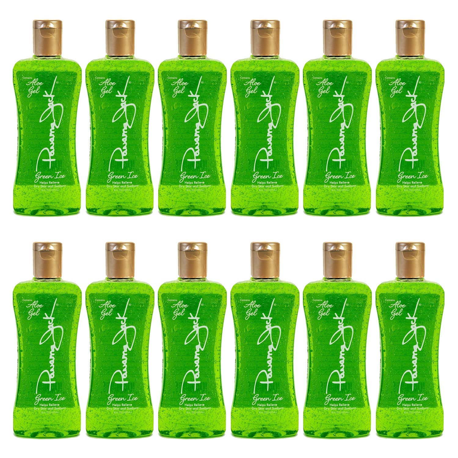 Panama Jack Green Ice Gel – Aloe Vera After Sun, No Alcohol, Prolong Tan, 8 oz