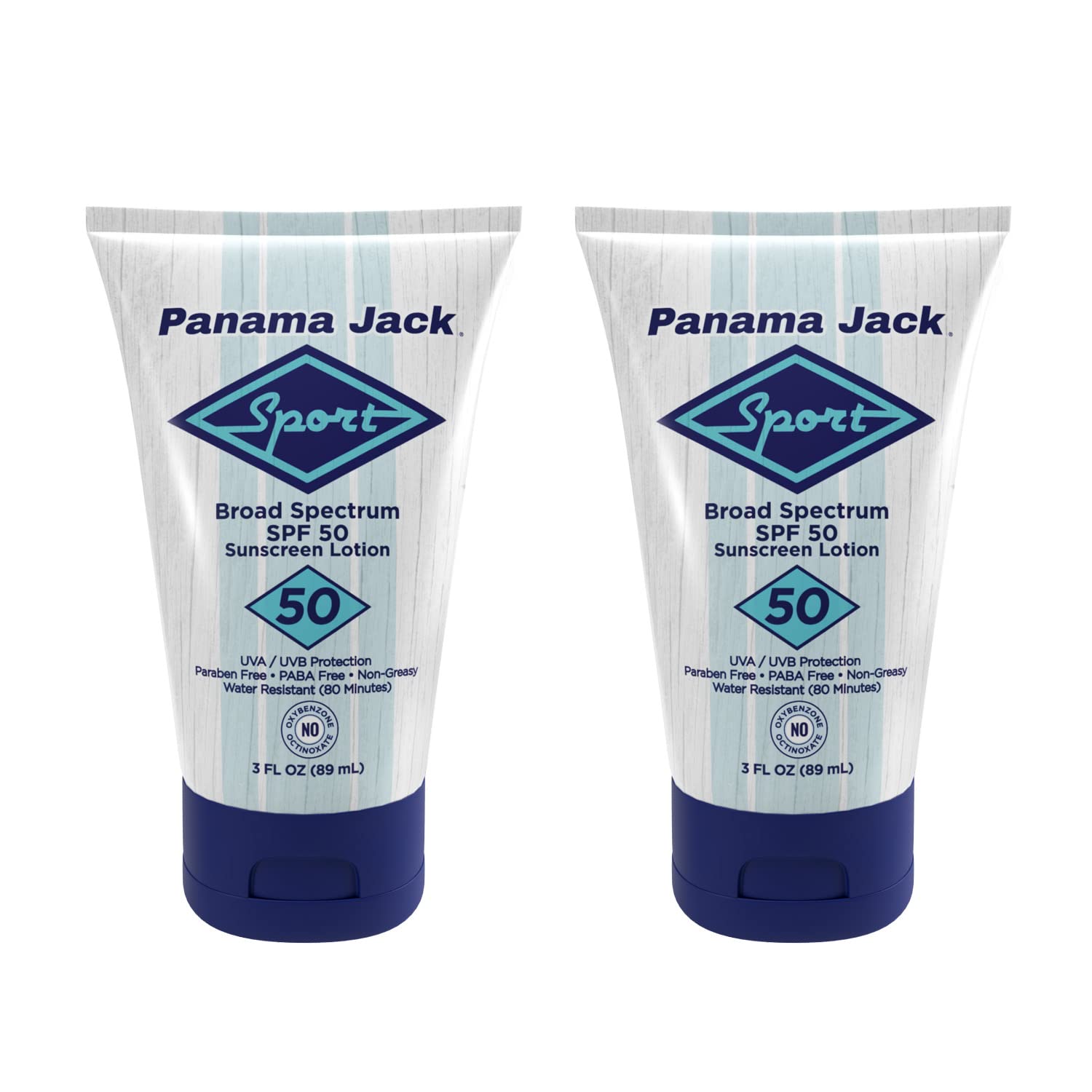 Panama Jack Sport Sunscreen Lotion SPF 50 – Non-Greasy, Water-Resistant (Pack of 12)