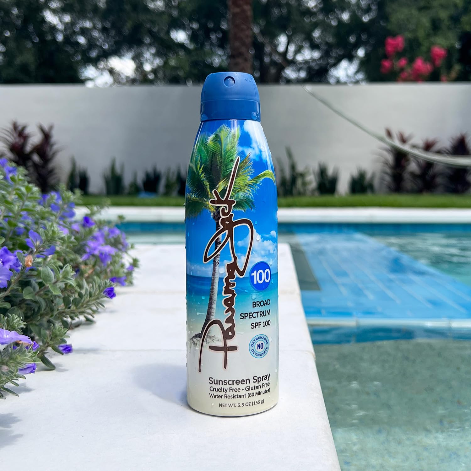 Panama Jack SPF 100 Continuous Spray Sunscreen | Broad Spectrum UVA/UVB, Water Resistant, 6-Pack