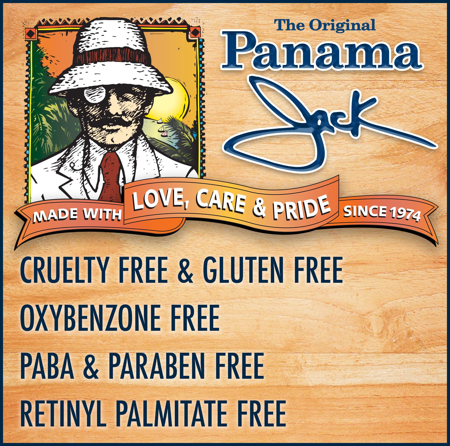 Panama Jack Sunscreen Lip Balm SPF 45 – Broad Spectrum Lip Protection (7 Pack)