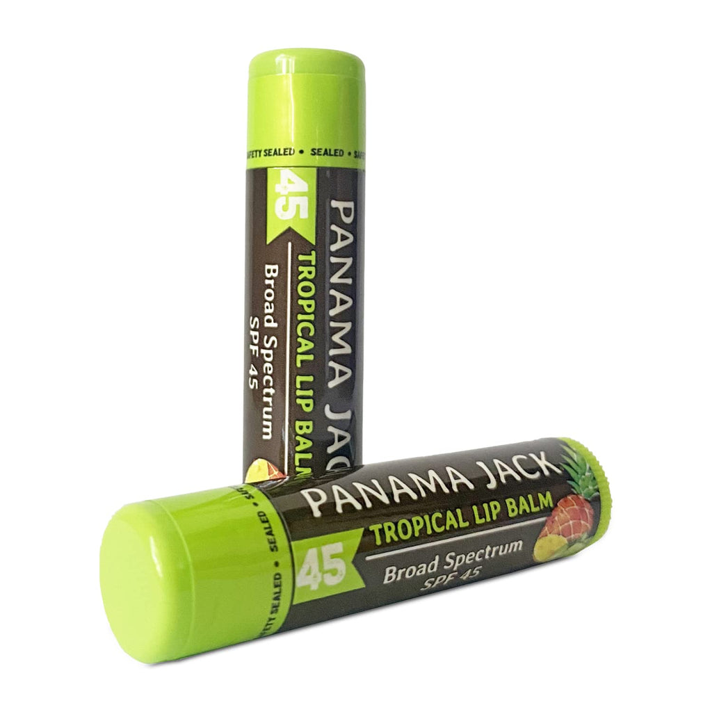 Panama Jack Sunscreen Lip Balm SPF 45 – Broad Spectrum Lip Protection (7 Pack)