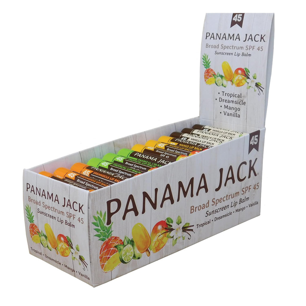Panama Jack Sunscreen Lip Balm SPF 45 | Broad Spectrum Lip Protection