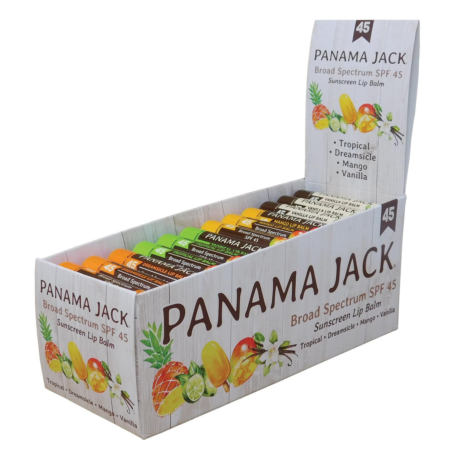 Panama Jack Sunscreen Lip Balm SPF 45 | Broad Spectrum Lip Protection