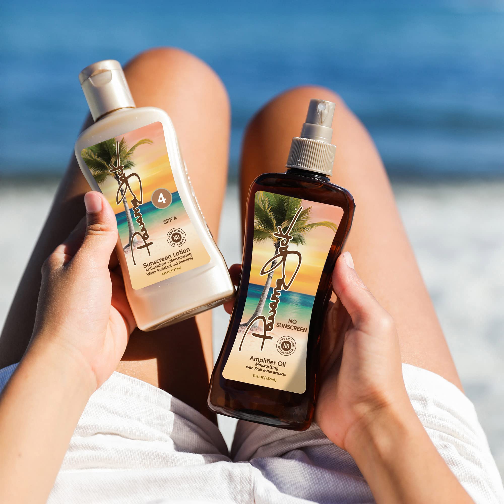 Panama Jack Sunscreen Tanning Lotion SPF 4 – Cruelty-Free, Reef-Friendly, Antioxidant Moisturizing Formula – 6 fl oz Pack of 12