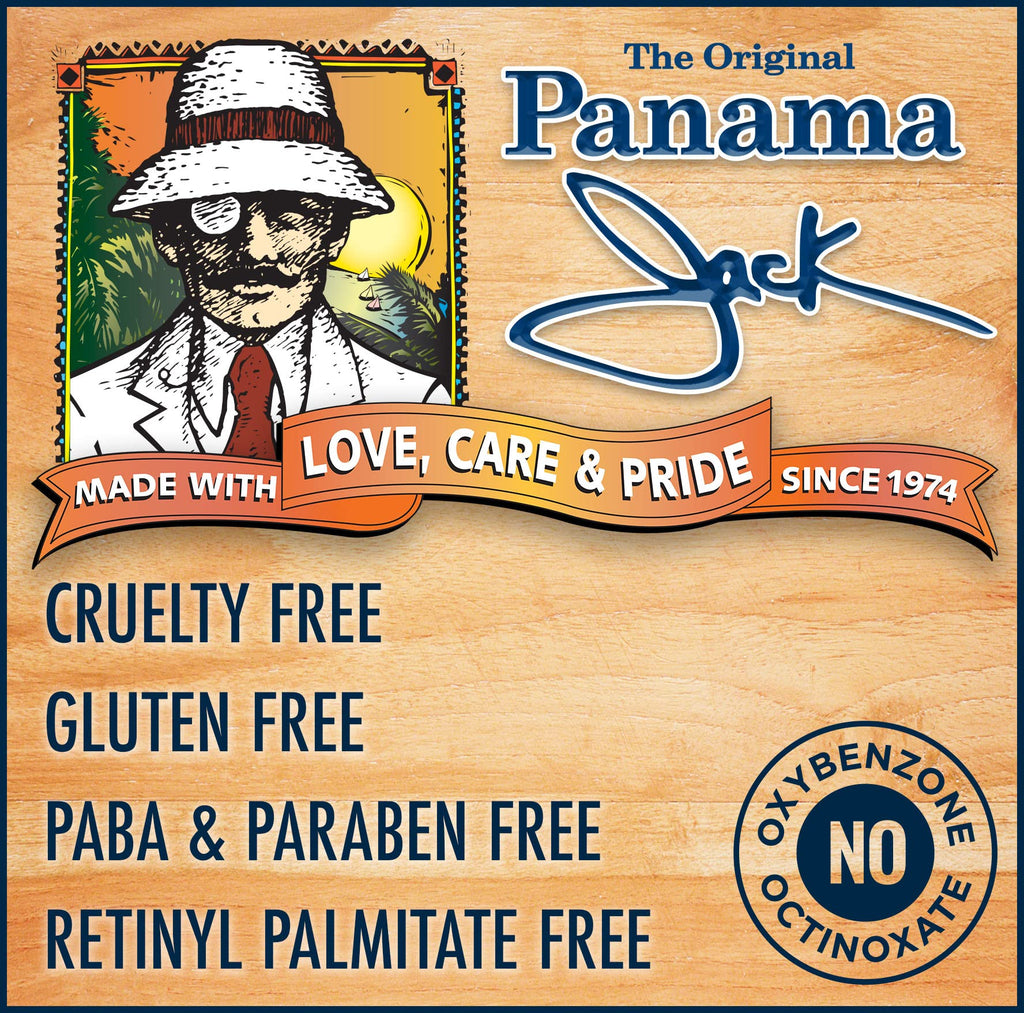 Panama Jack Sunscreen Tanning Lotion SPF 8 – 6 oz Bottles, Pack of 6, Cruelty-Free & Reef-Friendly