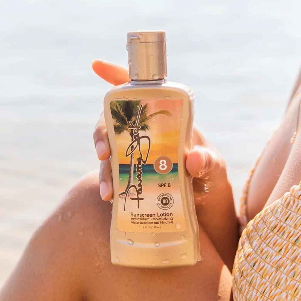 Panama Jack Sunseeker Set: SPF 4 & SPF 8 Travel Tanning Lotions