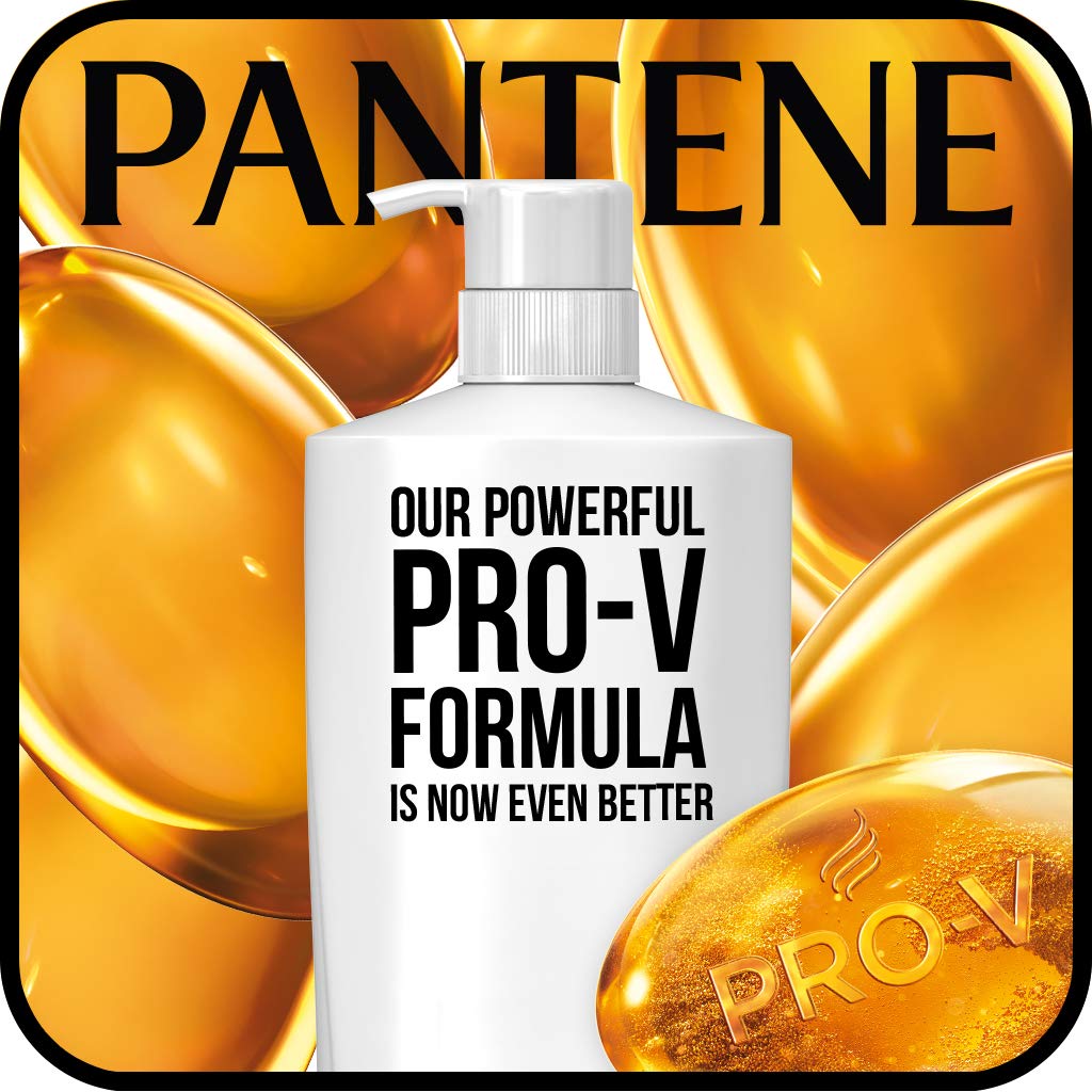 Pantene Daily Moisture Shampoo (38.2 Fl Oz) – Pro-V Hydration & Strength