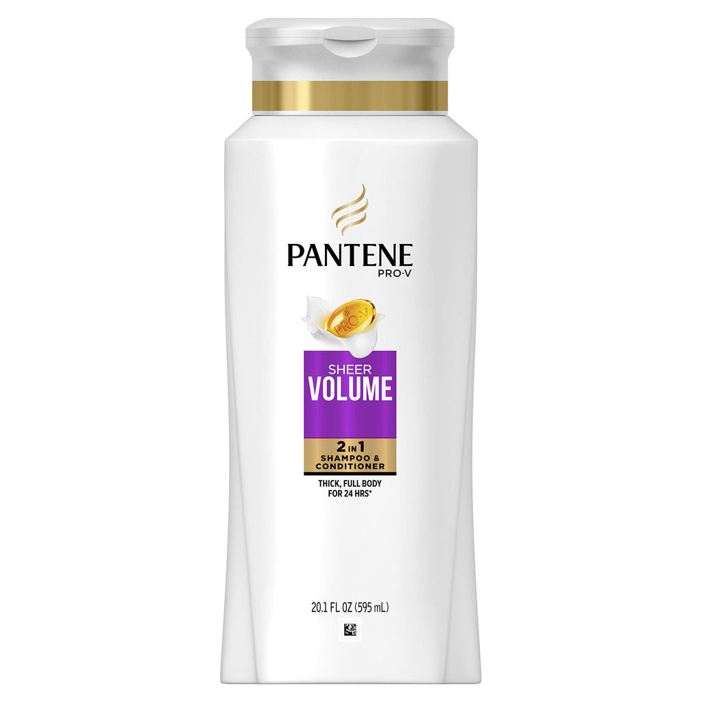 Pantene Pro-V Sheer Volume 2-in-1 Shampoo & Conditioner, 20.1 fl oz