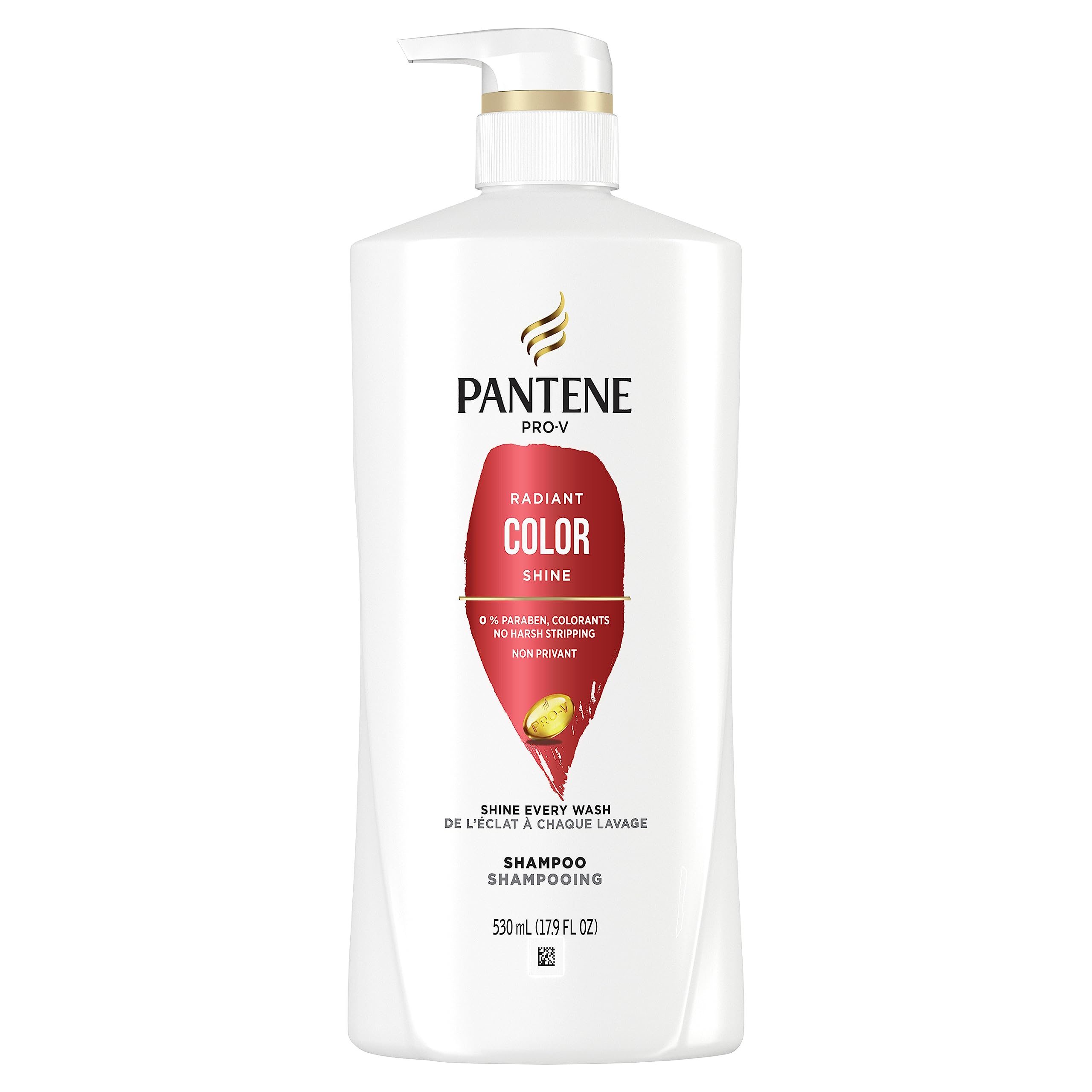 Pantene PRO-V Radiant Color Shine Shampoo – 17.9oz / 530mL | Color Care & Shine