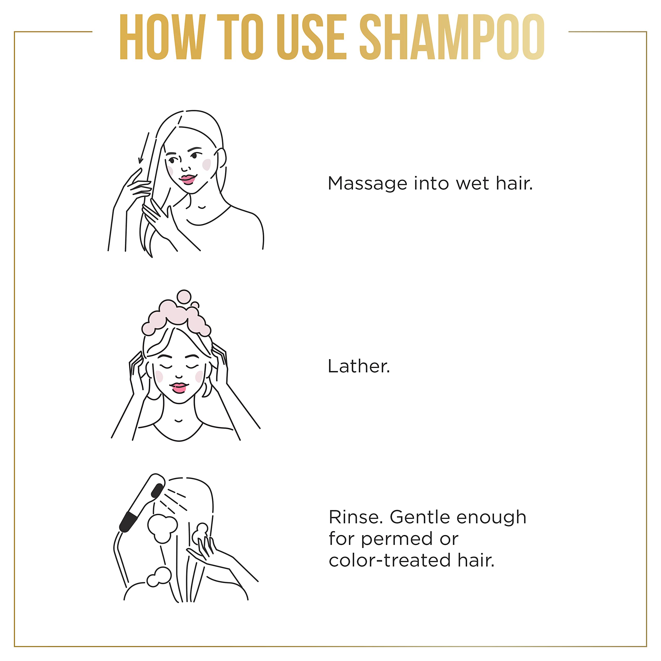Pantene Sulfate Free Shampoo with Castor Oil – Hair Strengthening Damage Repair, Color Safe, 9.6 oz