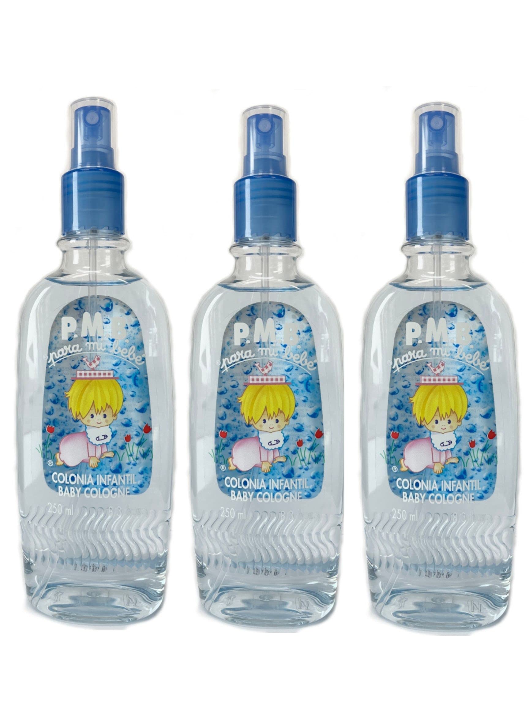 Para Mi Bebe Infant Cologne for Boys Spray – 3 Pack, 8.3 fl oz (250 ml)