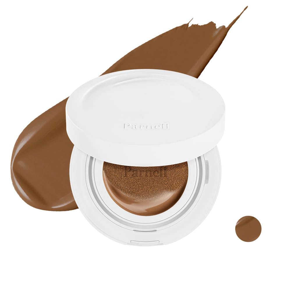 Parnell Cicamanu Serum Cushion: Lightweight Moisturizing Foundation for Sensitive, Dry Skin | Glass Skin Finish