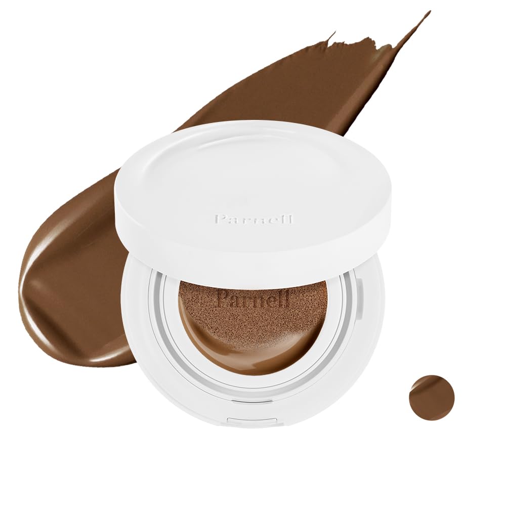Parnell Cicamanu Serum Cushion Nutmeg 45N – Hydrating Serum Foundation for Sensitive Skin | Lightweight Cushion