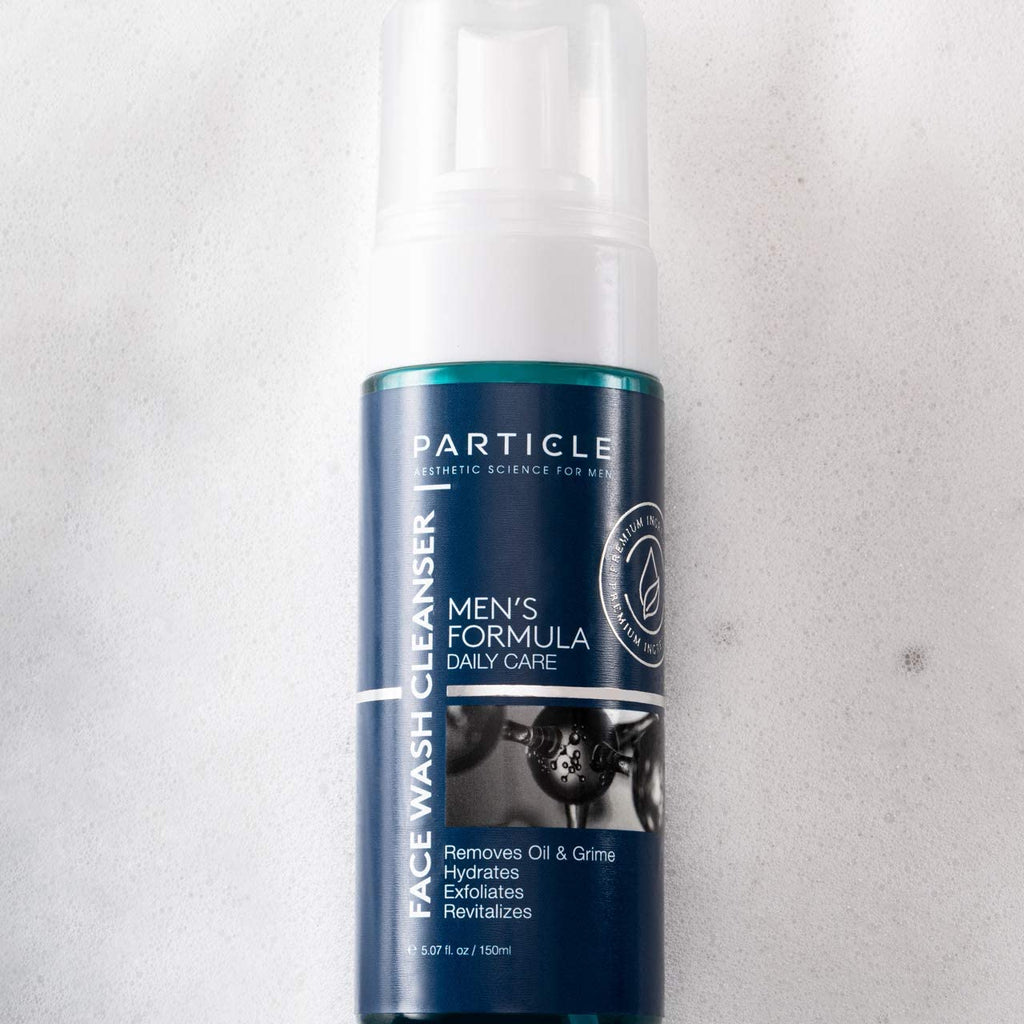 Particle Mens Face Wash - Anti-Aging Daily Cleanser for Men (5.07 oz)
