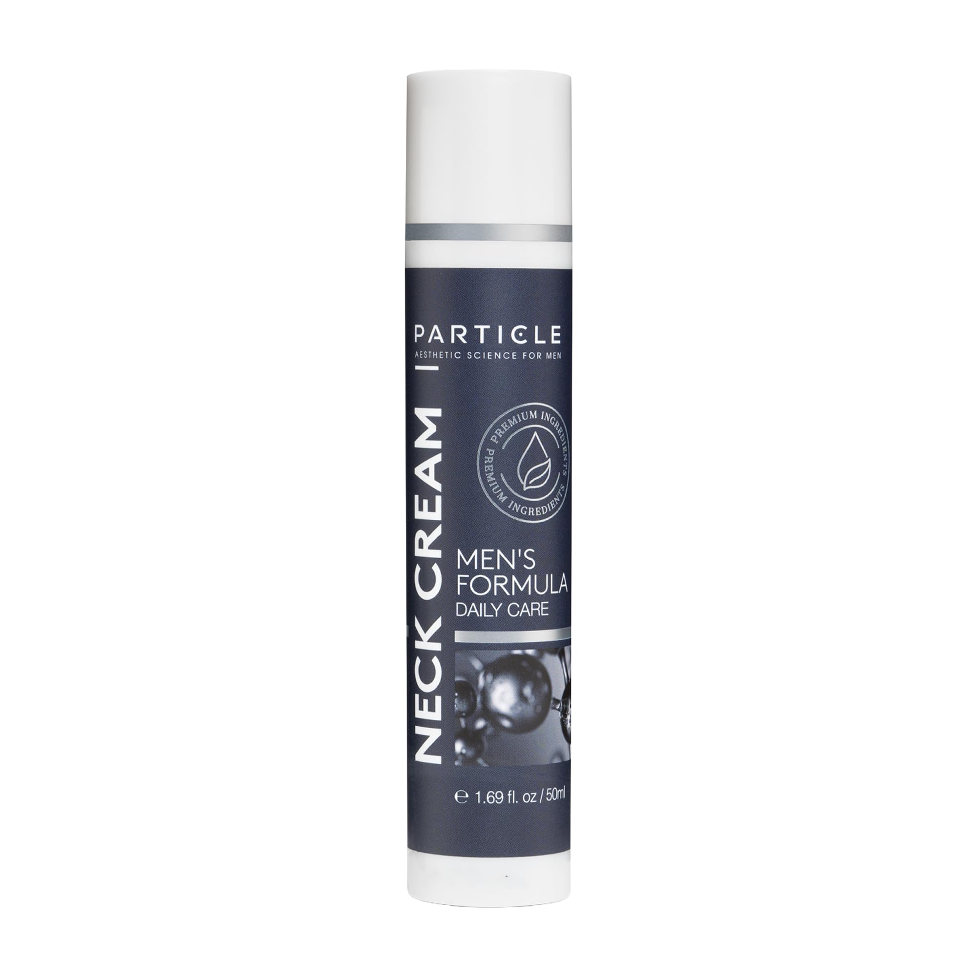 Particle Neck Cream for Men – Hydrating Neck Care with Collagen, Hyaluronic Acid, Retinol (1.7 fl oz)