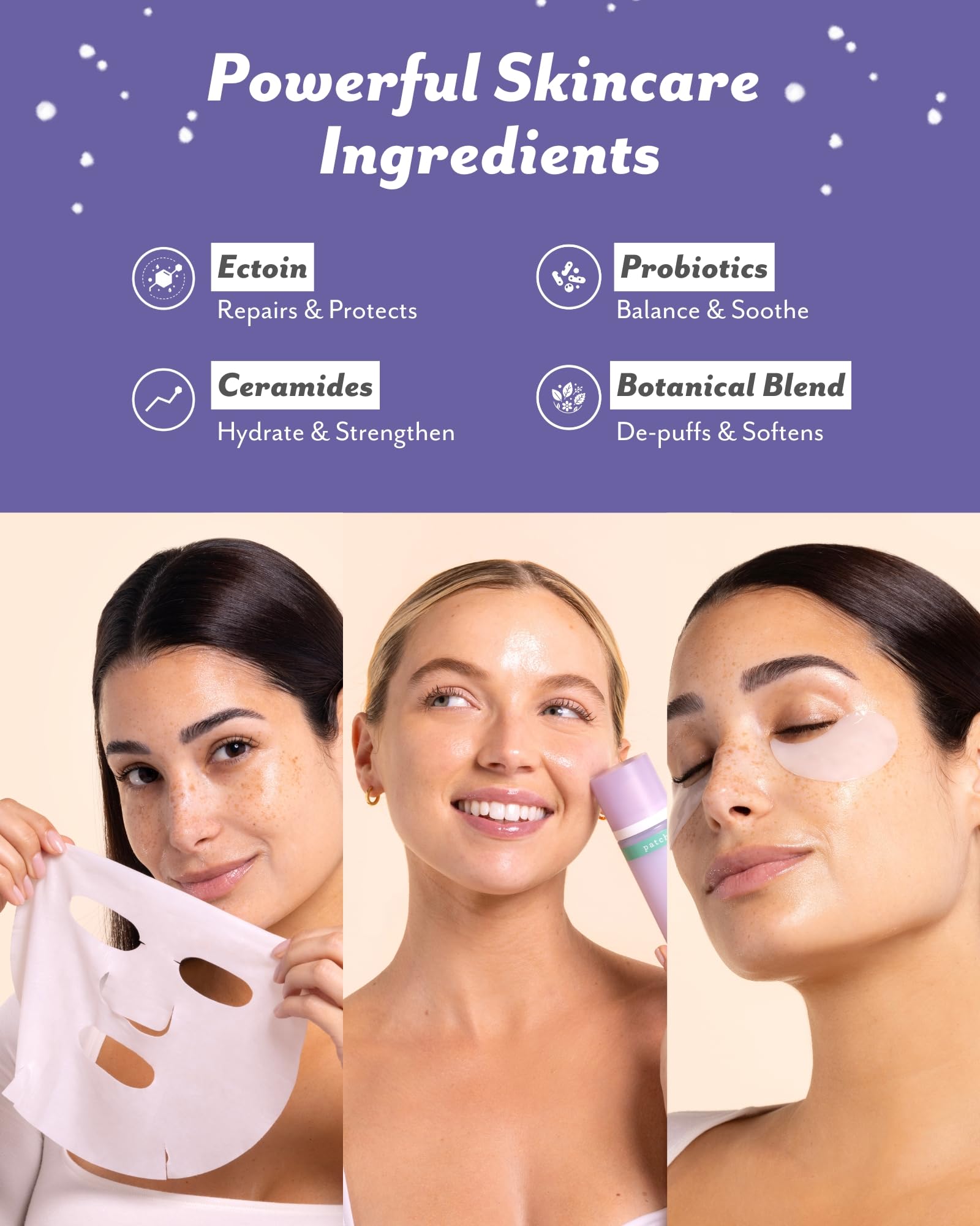 Patchology Cozy Comforts Holiday Skincare Gift Set | Hydrating Masks & Under-Eye Patches
