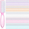 Patelai 100-Pack Handle Grip Nail Brushes for Nail & Foot Cleaning | Colorful Bulk Pack