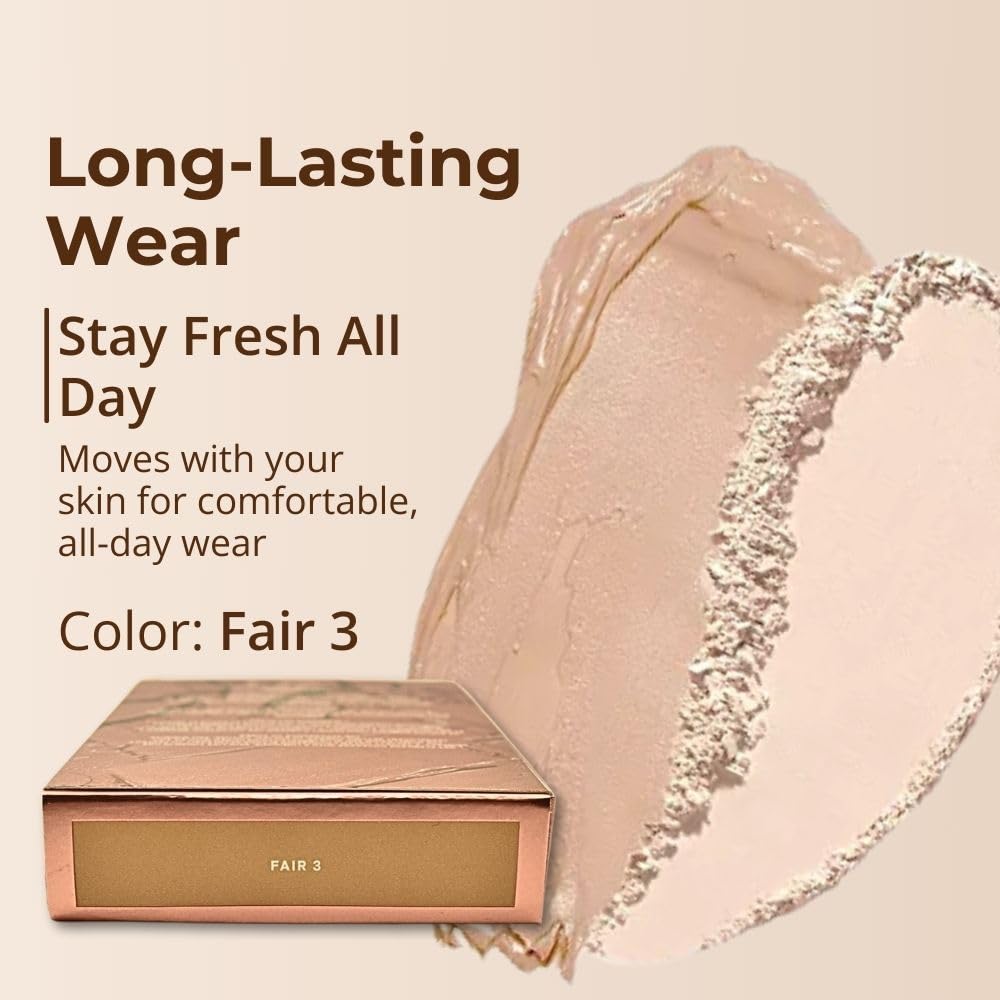 PATRICK TA Major Skin Crème Foundation and Finishing Powder Duo – Fair 3 | Buildable Coverage & Skin-Like Finish