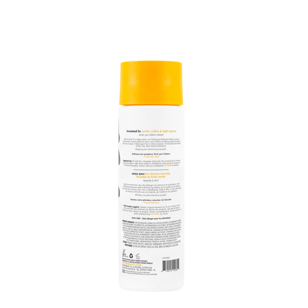 PATTERN Beauty Cleansing Shampoo for Curly Hair - Aloe & Matcha Green Tea (Clarifying)